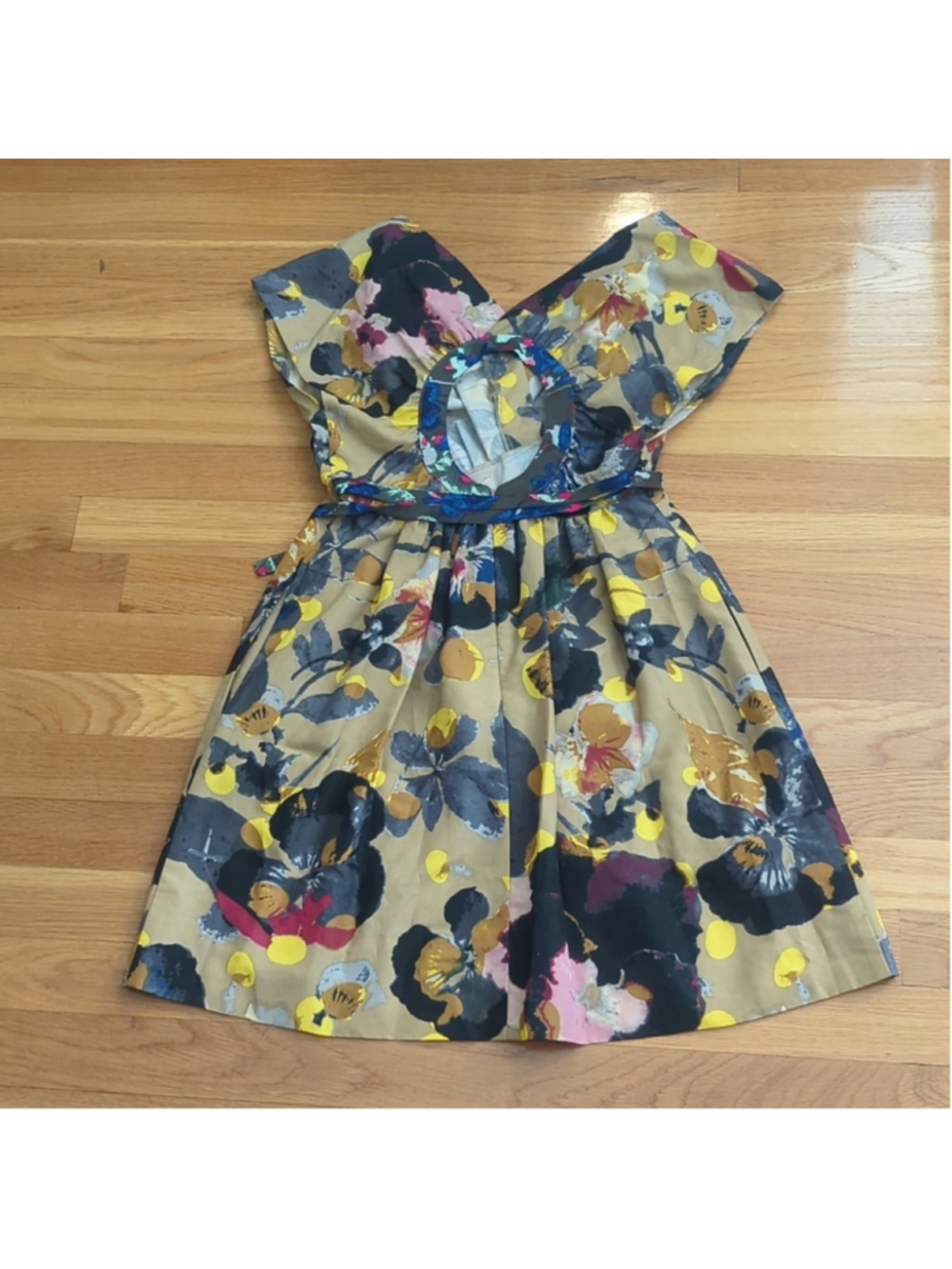 Rachel Roy Floral Mini Dress XS - Picture 10 of 12